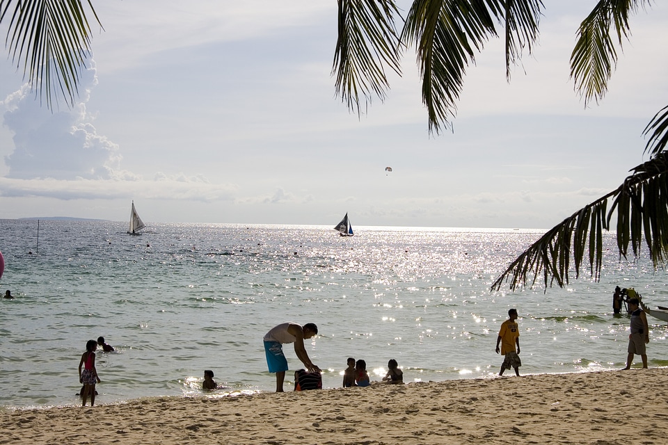 The beautiful nature of Boracay Island, Philippines