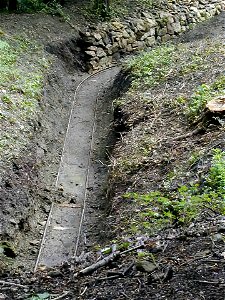 Butte de VAUQUOIS tranchée française photo