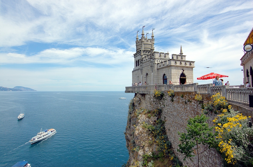 Swallow's Nest in Crimea, Ukraine.