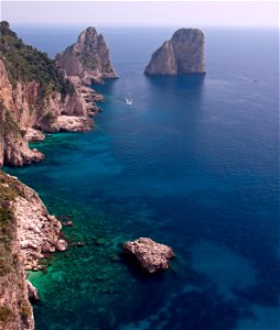 Capri coastline photo