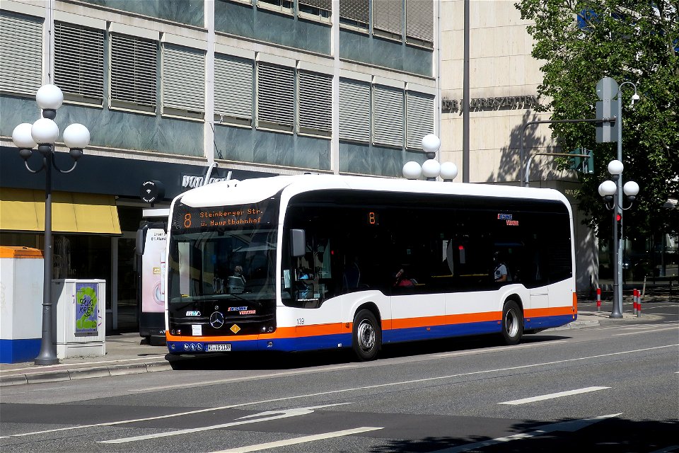 ESWE, Wiesbaden - Wagen 139- WI-VG 1139 - Mercedes-Benz O 530 eCitaro (2020) - Wiesbaden, 03.08.2022