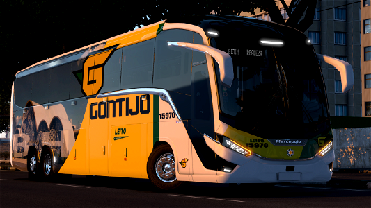 Ônibus Marcopolo G8 1200 Skin Gontijo ETS2 Euro Truck Simulator 2 photo