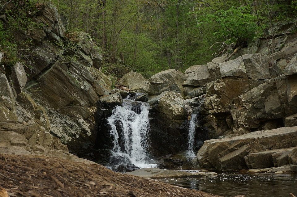 Waterfall at Scott's Run Nature Preserve