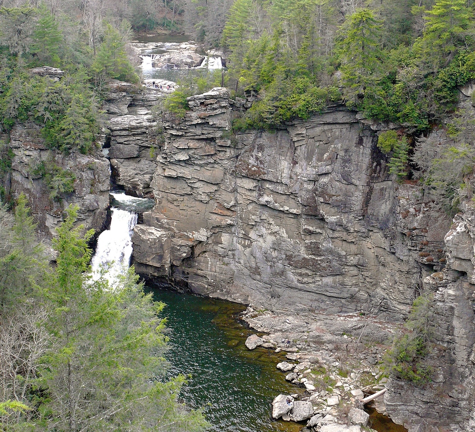 Linville Falls in the Linville Gorge Wilderness