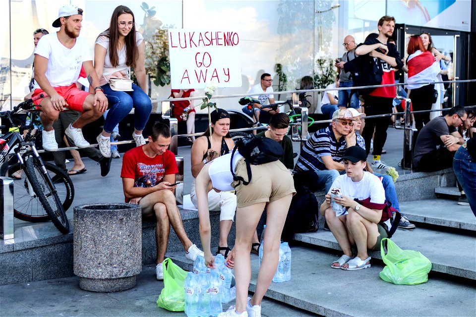 Protests in Minsk, Belarus photo