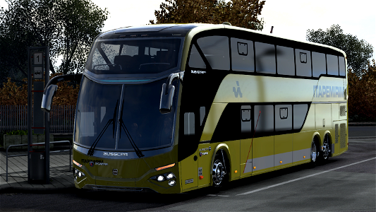 Ônibus Busscar Busstar DD S1 Skin Itapemirim ETS2 Euro Truck Simulator 2 photo