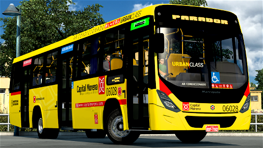 Ônibus Marcopolo Torino 2014 Skin Capital Morena ETS2 Euro Truck Simulator 2 photo