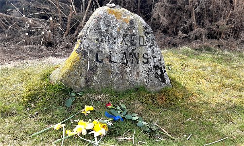 Culloden Battlefield Mixed Clans Graves, Inverness photo
