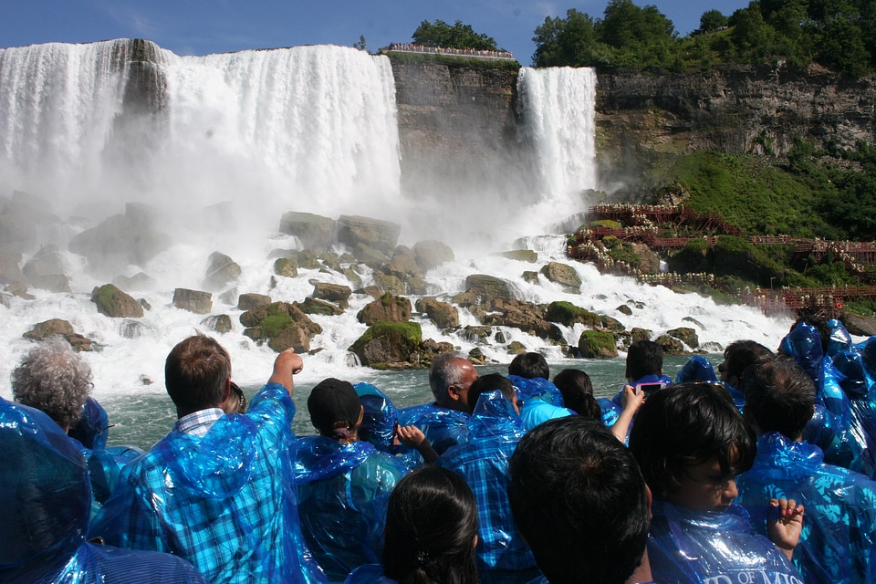 Niagara Falls, and Maid of the Mist Tour Riders