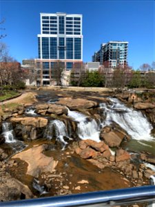 Greenville, SC Downtown Waterfall