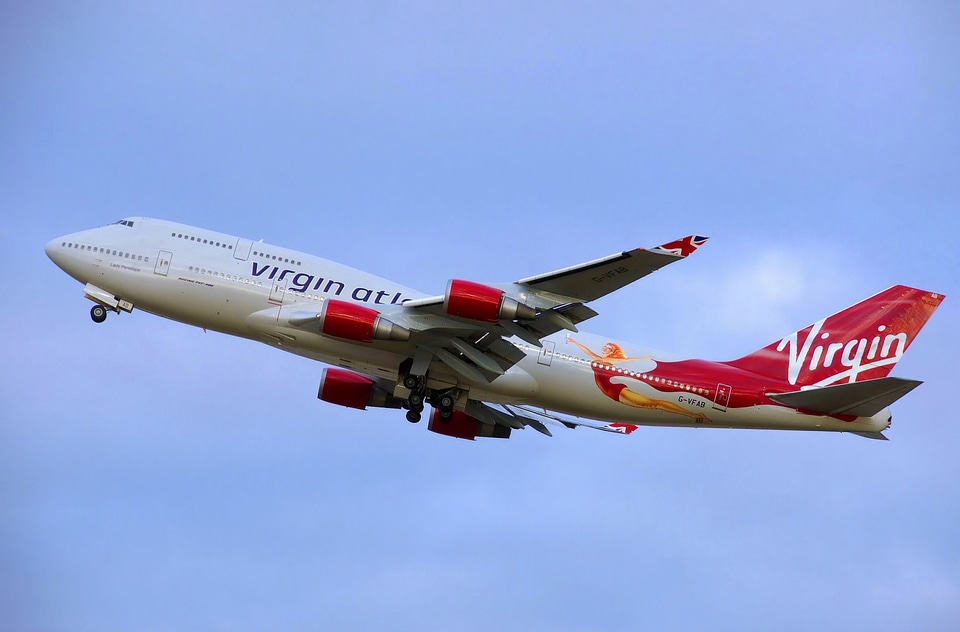 Virgin Atlantic Boeing 747-400 taking off