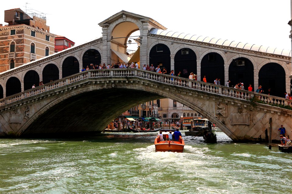 Rialto Bridge in Venice, Italy