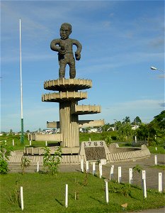 Monument to the slaves revolt photo