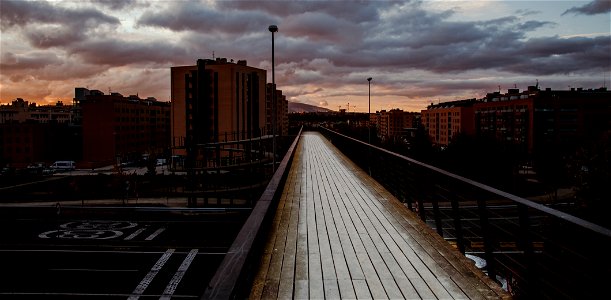 Ansoain, puente circular