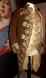 18th century Jacket and Waistcoat, alleged to have been Charles Edward Stuart's - worn in his later years. Inverness Museum. photo