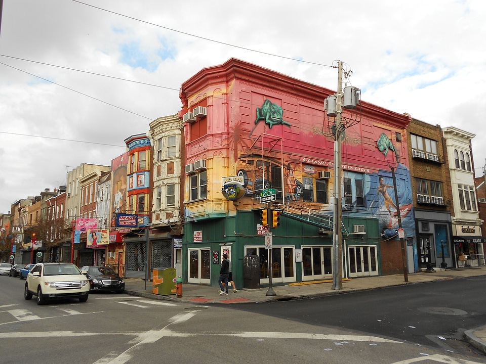 Northwest corner of South Street and 2nd Street in Philadelphia,