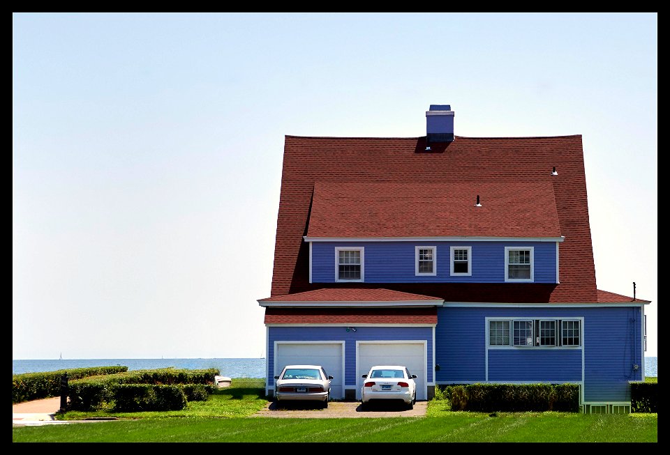 house on long island sound, milford, ct