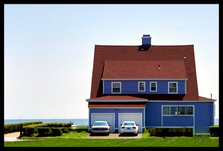 house on long island sound, milford, ct photo