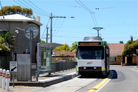B-class tram in Carnegie