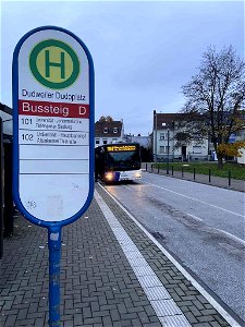 Bushaltestelle D Dudoplatz
