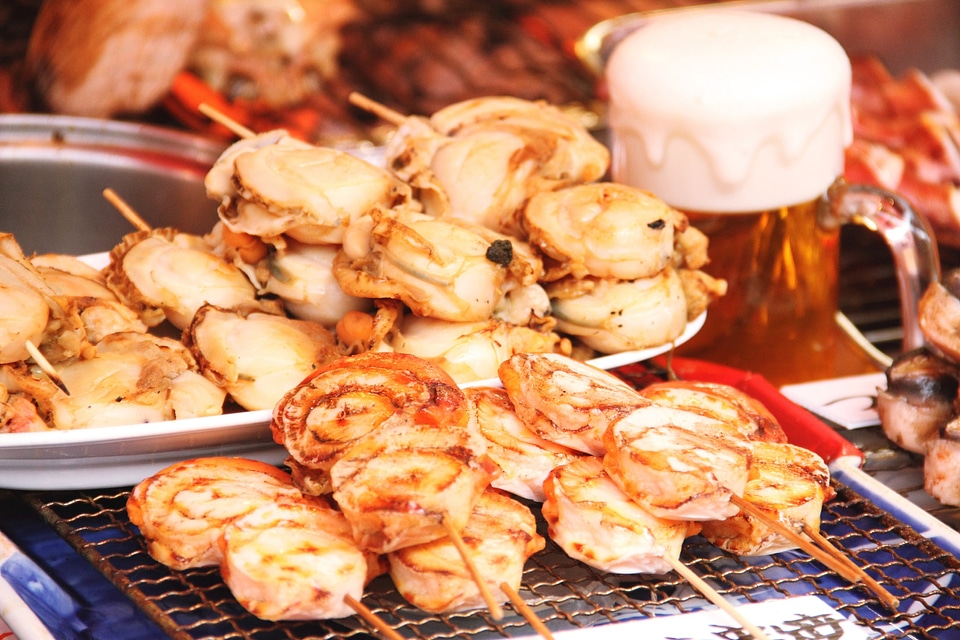 Japanese Seafood Yakitori, Mikuni Port