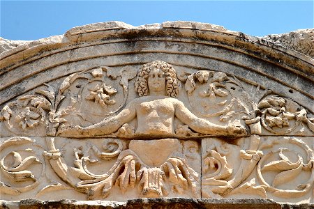 Temple of Hadrian in Ephesus, Izmir, Turkey photo