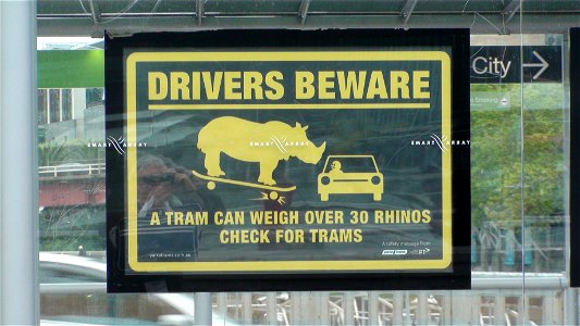 Rhino Tram ad DSC00994 photo