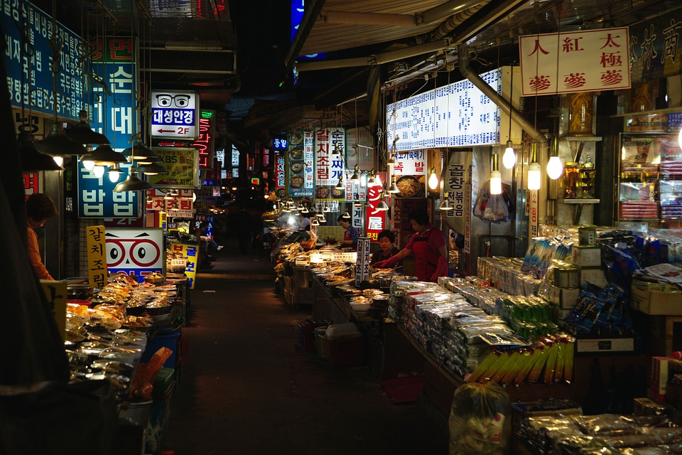 Namdaemun Market in Seoul, South Korea