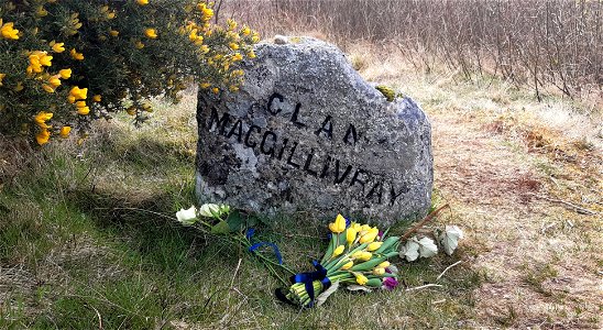 Clan Macgillivray Grave Marker Culloden Battlefield, Inverness photo