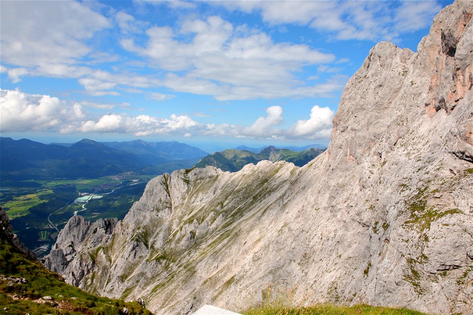 Valley of the River Isar in Mittenwald, Bavaria, Germany photo