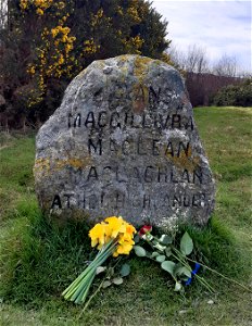 Mixed Clan Memorial, Culloden Battlefield, Inverness photo