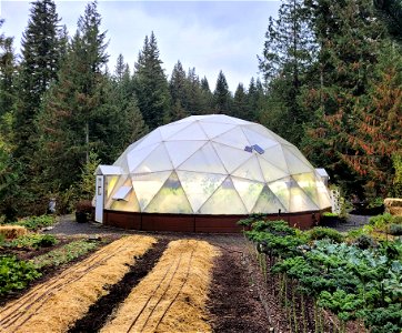 Dome igloo greenhouse photo