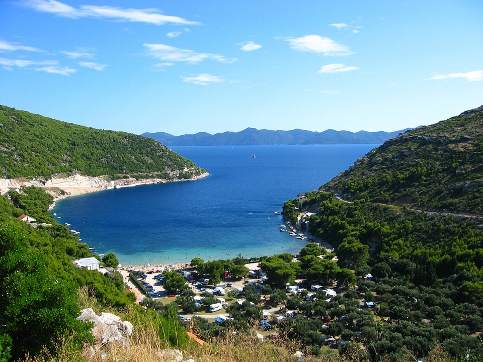 Prapratno bay on Peljesac peninsula, Croatia, Europe