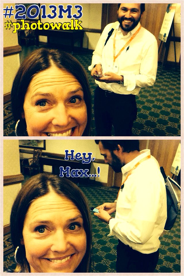 Hey, Max! #2013M3 MOREnet Conf #photowalk w/ @maxlambmo!  #iphonephotoeditor and #piccollage #tellyourstoriesinlearning with #pictures #visuals.