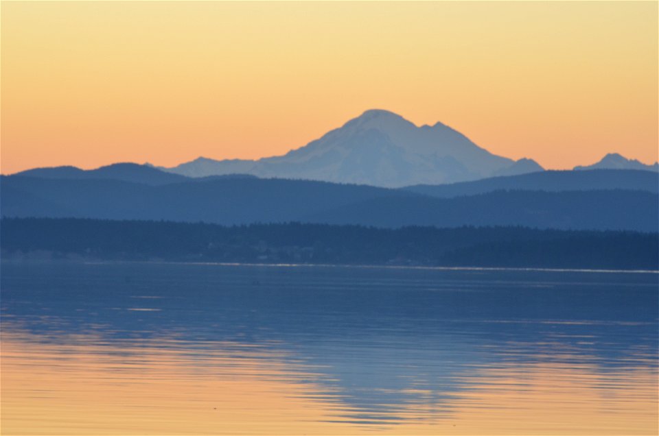 Sunrise at Mt. Baker