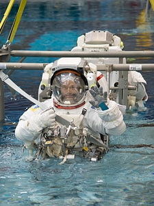 Spacewalk Training at the Neutral Buoyancy Laboratory photo