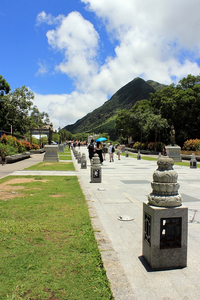 Ngong Ping Plateau, on Lantau Island, Hong Kong