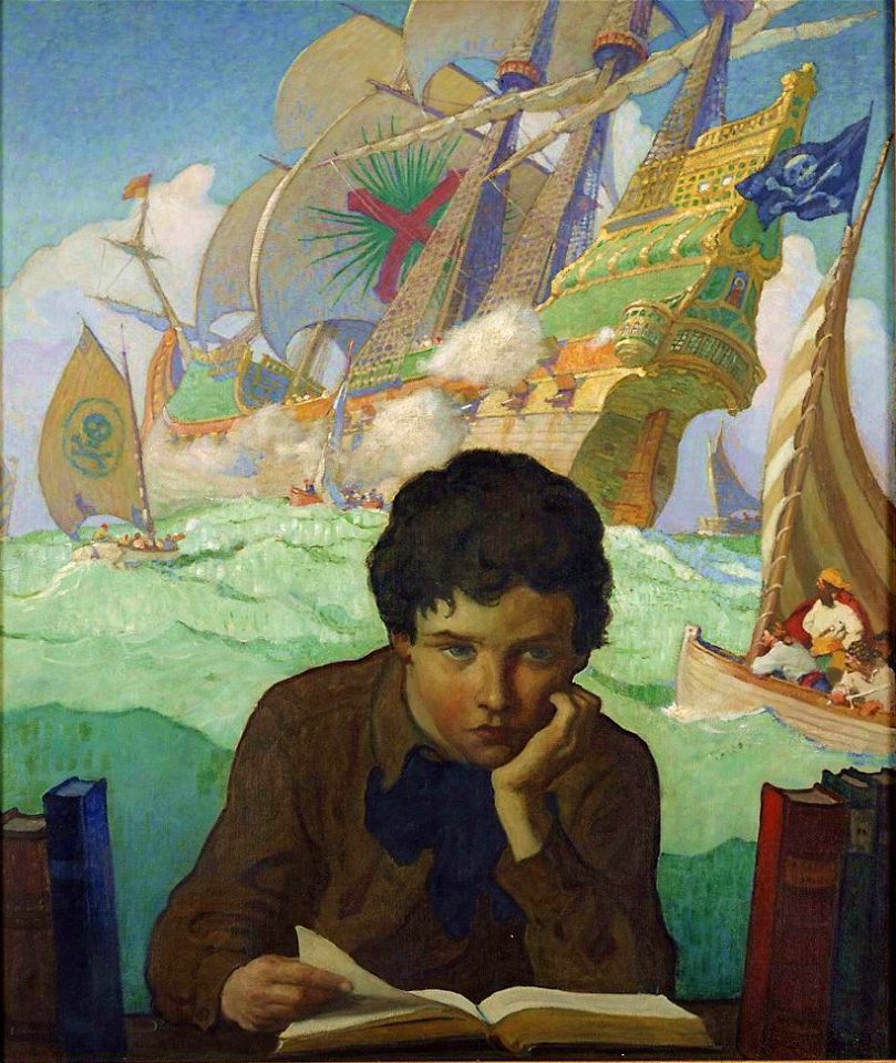NC+Wyeth+storybook  Treasure Island Dream