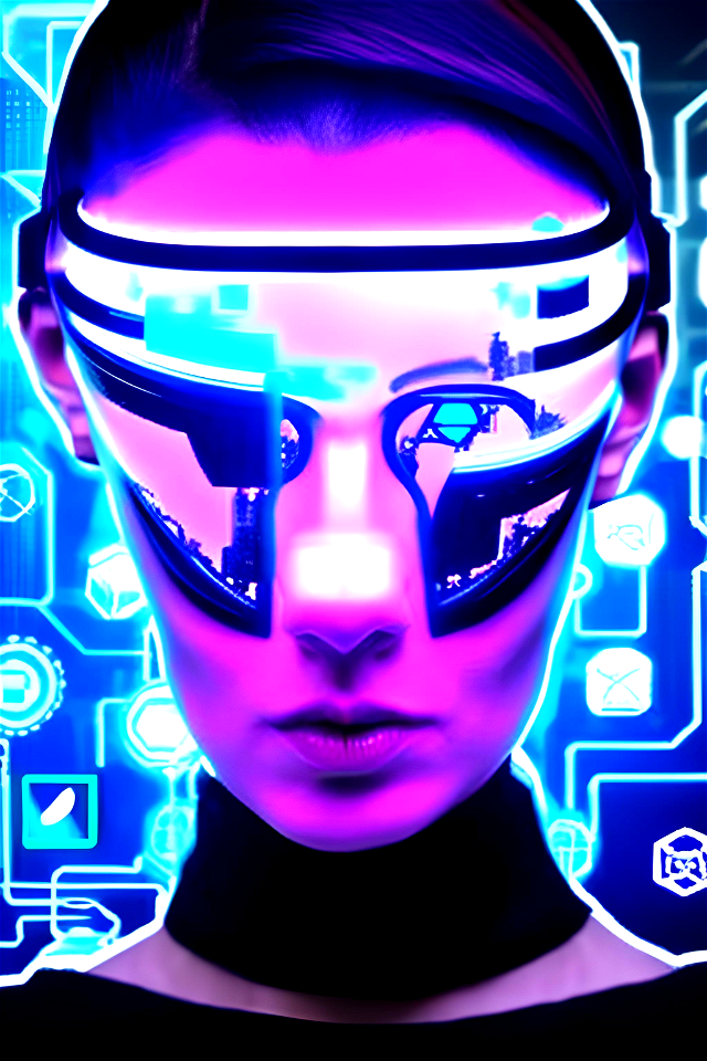 Augmented Cyberpunk Security Analyst