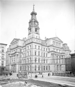 Historic photo of the Post Office, in Louisville, Kentucky in 1906