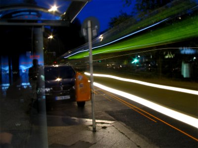 Bus motion photo