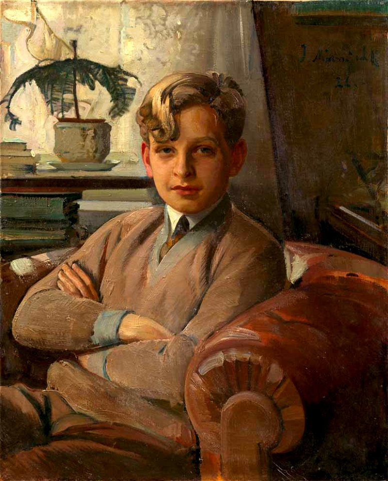 Portrait of a Boy (1926) by Ivan Miasoedov