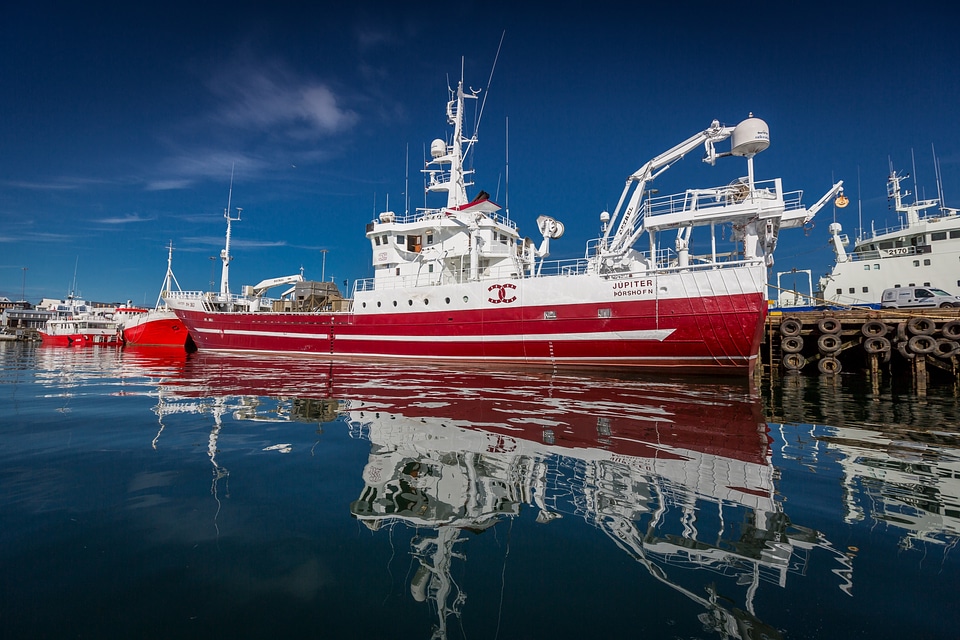 Icelandic Seaport Boats for fishing