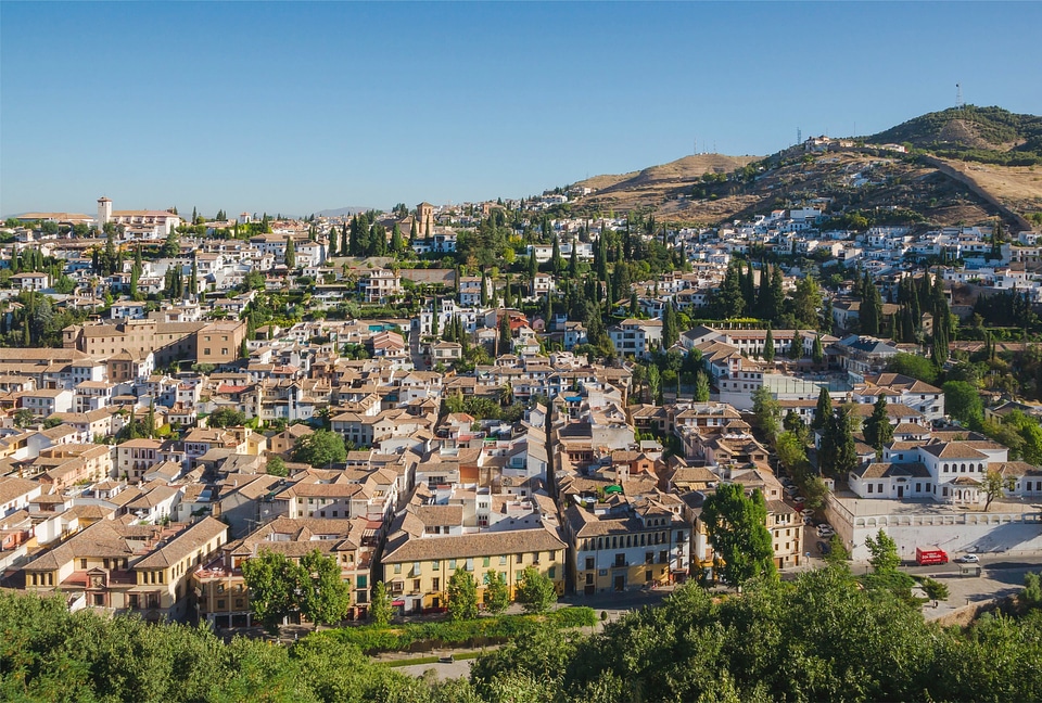 Alhambra, the old neighborhood of Albayzin