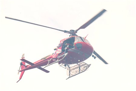 Helicopter Performing Aerial Ignitions photo