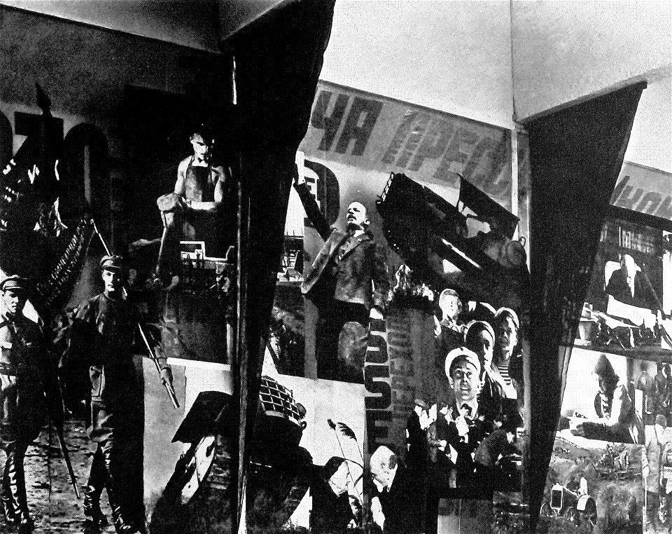 Detalles de los fotofrescos del Pabellón Pressa