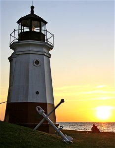 Waterfront Sunset photo