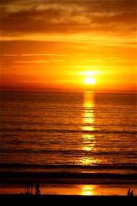 Dockweiler Beach Sunset photo