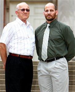 Uncle Kevin (R) and his Dad (L) photo