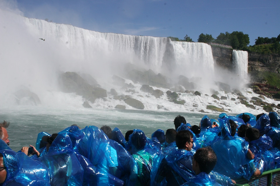 Niagara Falls, and Maid of the Mist Tour Riders